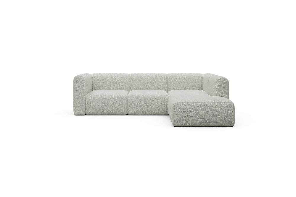 Rund Casual Modular Sofa - Configurations 2 - M2H - 266 x 224 cm - 3 Seater + Open-end - 867 Vanora Warm Sand