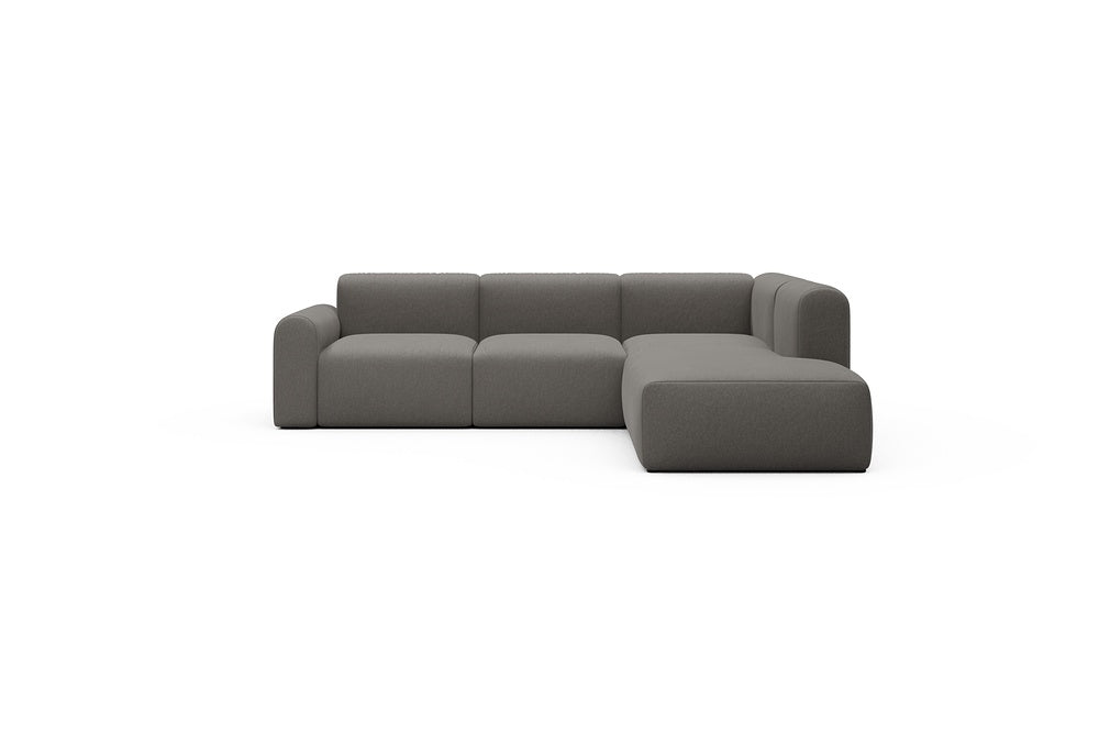 Rund Casual Modular Sofa - Configurations 2 - M2L - 266 x 224 cm - Open-end + 3 Seater - 446 Satya Taupe Brown