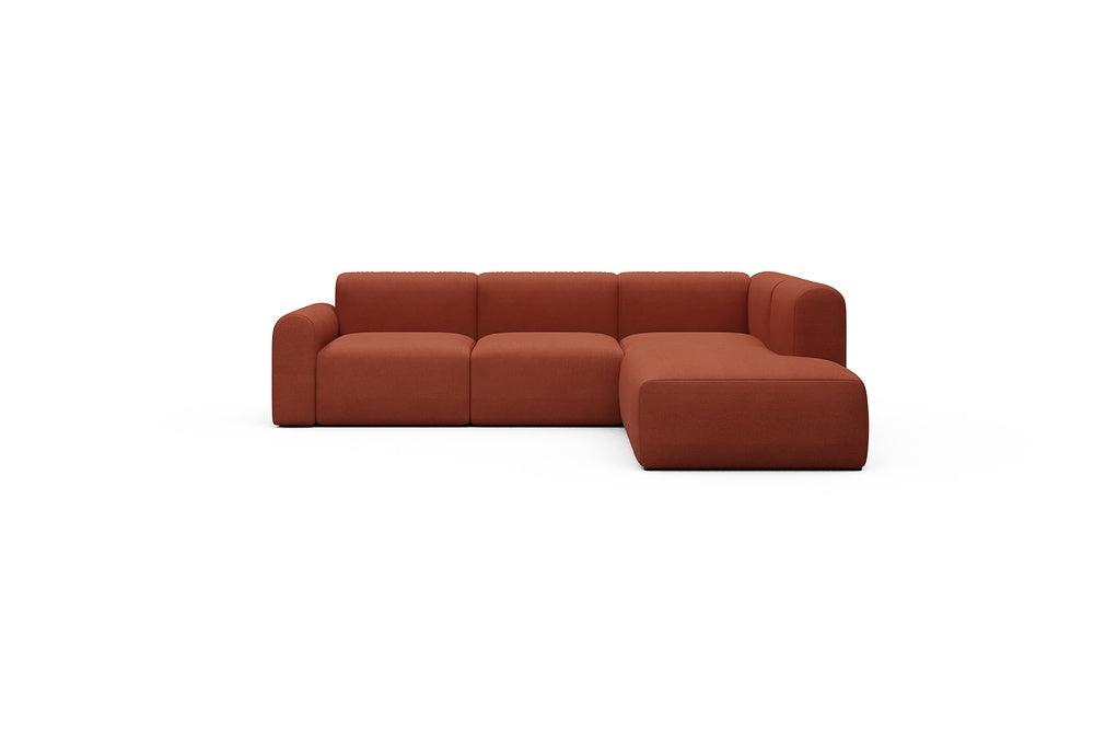 Rund Casual Modular Sofa - Configurations 2 - M2L - 266 x 224 cm - Open-end + 3 Seater - 581 Argus Rust