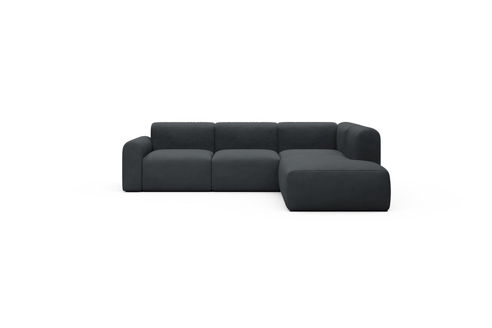 Rund Casual Modular Sofa - Configurations 2 - M2L - 266 x 224 cm - Open-end + 3 Seater - 766 Cura Anthracite