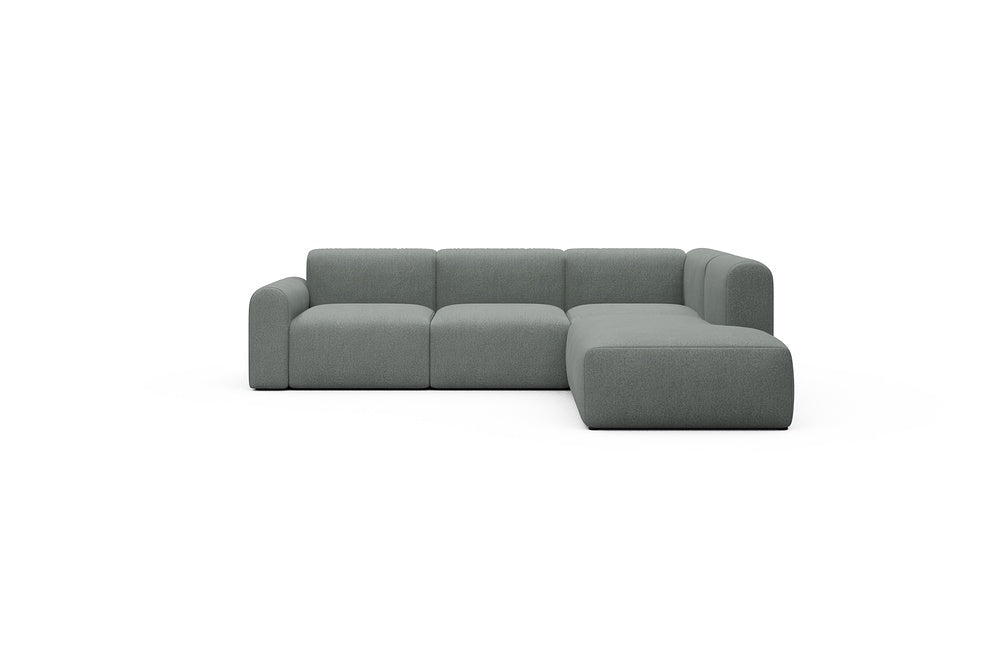 Rund Casual Modular Sofa - Configurations 2 - M2L - 266 x 224 cm - Open-end + 3 Seater - 853 Mahoga Dove Grey