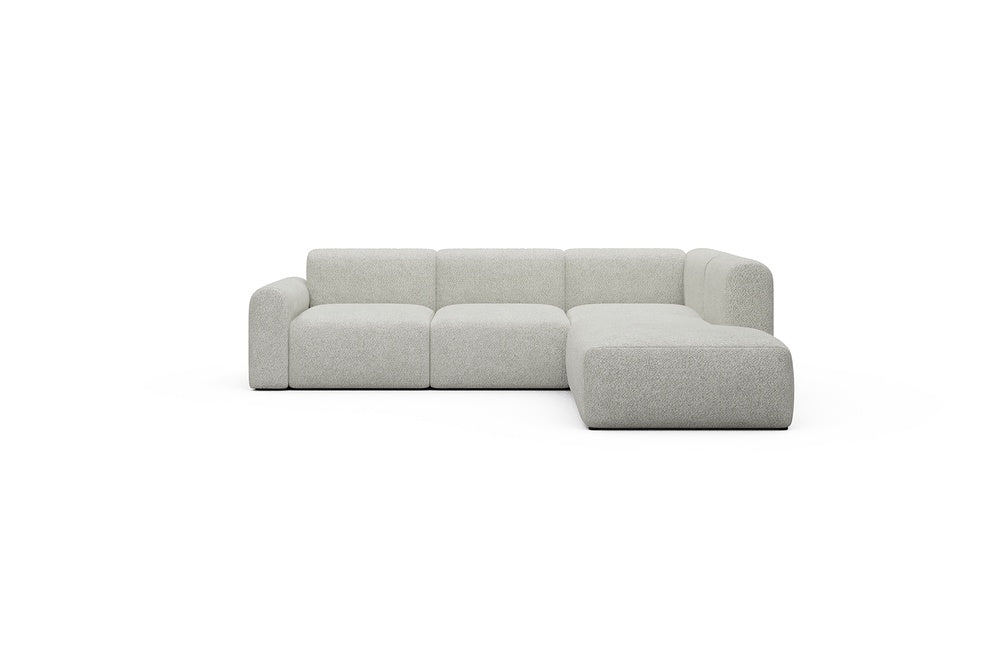 Rund Casual Modular Sofa - Configurations 2 - M2L - 266 x 224 cm - Open-end + 3 Seater - 867 Vanora Warm Sand