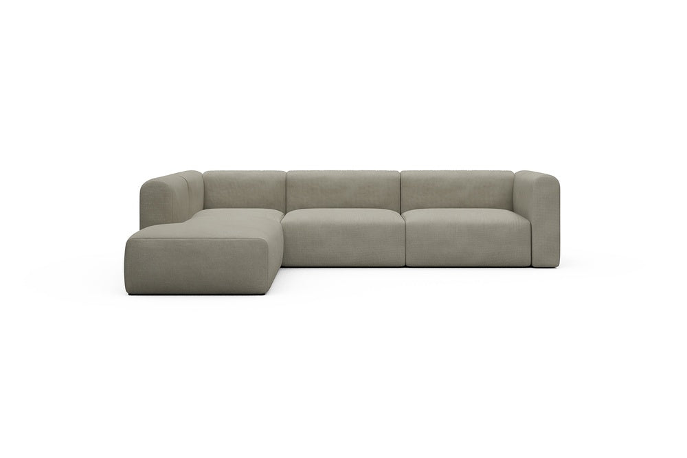 Rund Casual Modular Sofa - Configurations 2 - N1H - 312 x 224 cm - Open-end + 3,5 Seater - 765 Cura Oat