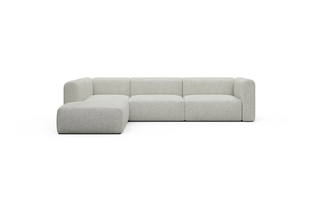 Rund Casual Modular Sofa - Configurations 2 - N1H - 312 x 224 cm - Open-end + 3,5 Seater - 867 Vanora Warm Sand