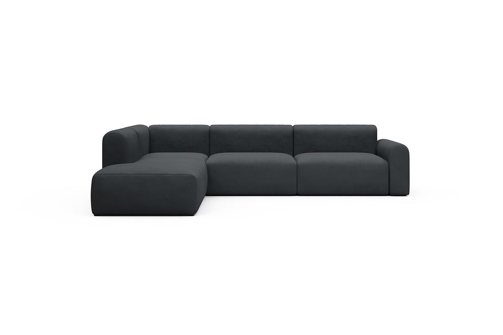 Rund Casual Modular Sofa - Configurations 2 - N1L - 312 x 224 cm - 3,5 Seater + Open-end - 766 Cura Anthracite
