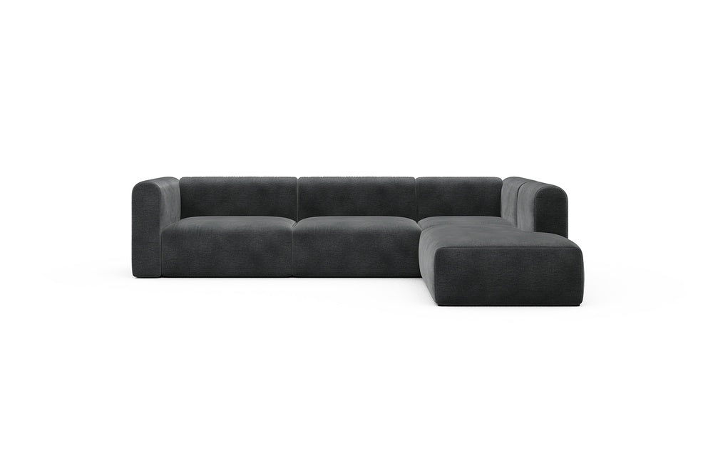 Rund Casual Modular Sofa - Configurations 2 - N2H - 312 x 224 cm - 4 Seater + Open-end - 811 Smooth Deep Warm Grey