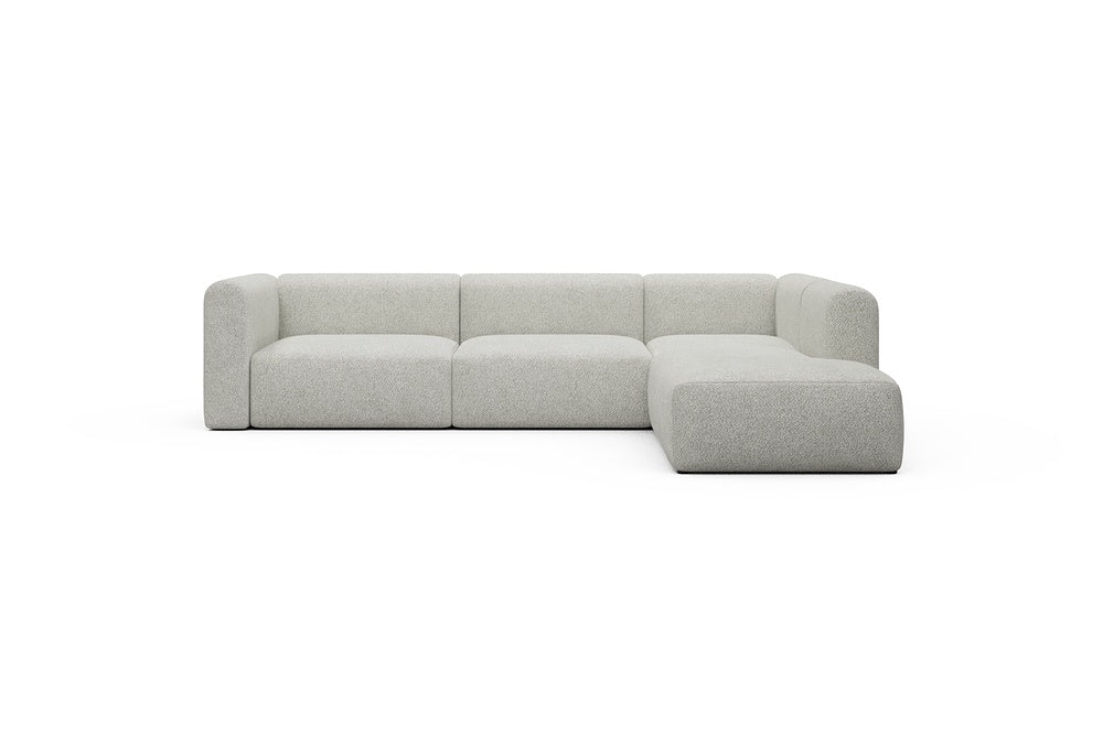 Rund Casual Modular Sofa - Configurations 2 - N2H - 312 x 224 cm - 4 Seater + Open-end - 867 Vanora Warm Sand
