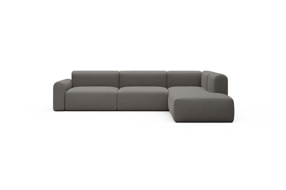 Rund Casual Modular Sofa - Configurations 2 - N2L - 312 x 224 cm - Open-end + 4 Seater - 446 Satya Taupe Brown