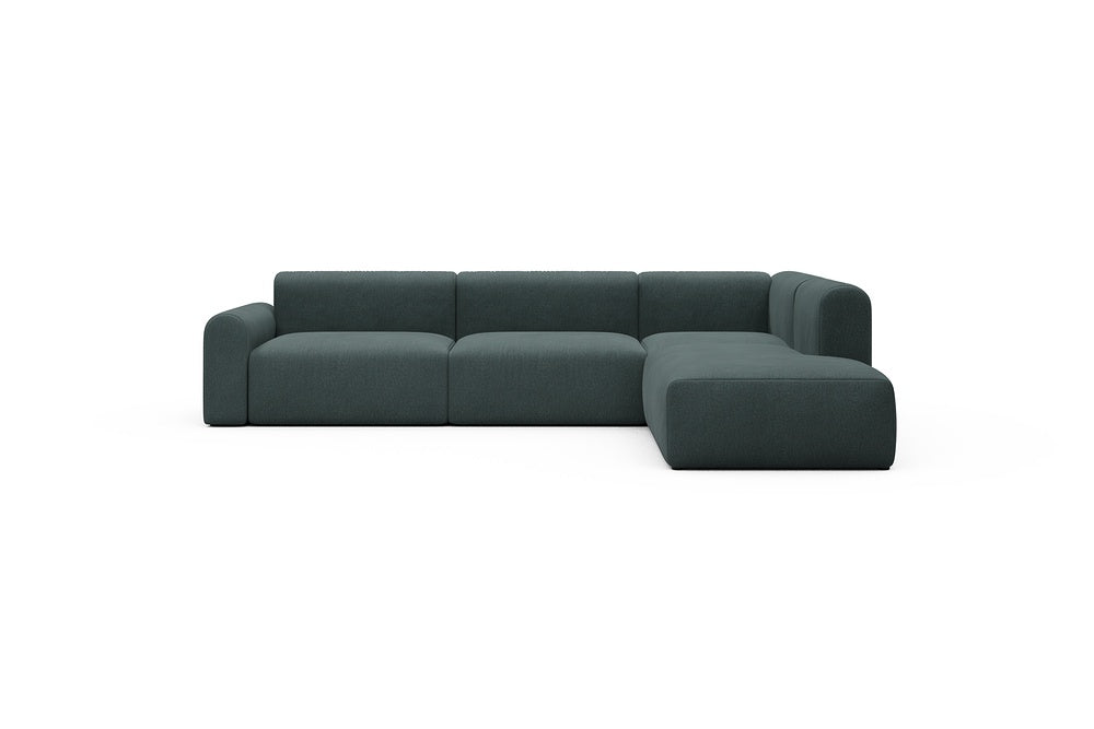 Rund Casual Modular Sofa - Configurations 2 - N2L - 312 x 224 cm - Open-end + 4 Seater - 851 Mahoga Dark Blue