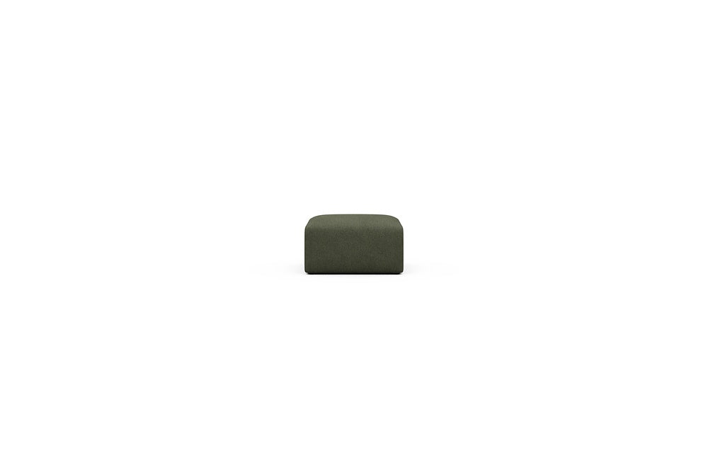 Rund Casual Modular Sofa - Configurations 2 - P1N - 73 x 73 cm - Ottoman - 535 Bouclé Forest Green