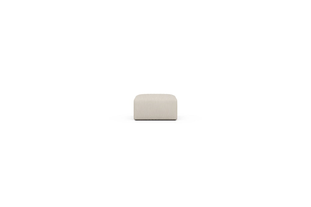 Rund Casual Modular Sofa - Configurations 2 - P1N - 73 x 73 cm - Ottoman - 594 Corduroy Ivory