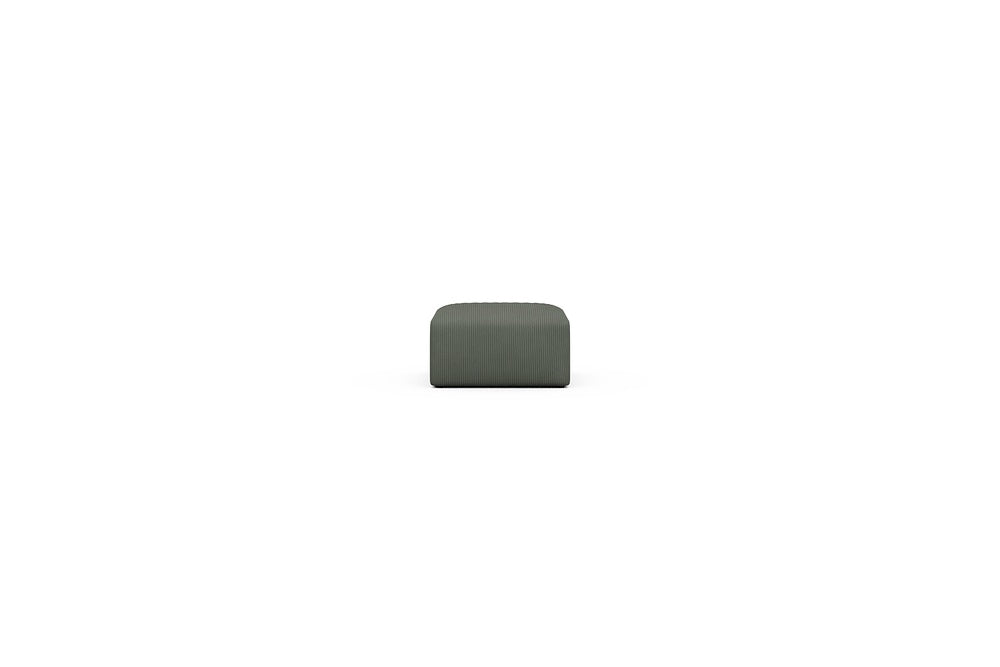 Rund Casual Modular Sofa - Configurations 2 - P1N - 73 x 73 cm - Ottoman - 598 Corduroy Sage