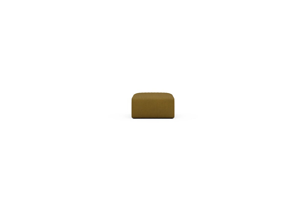 Rund Casual Modular Sofa - Configurations 2 - P1N - 73 x 73 cm - Ottoman - 601 Corduroy Ochre