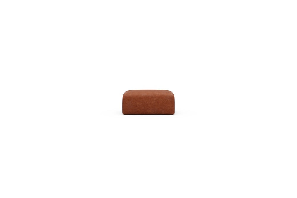 Rund Casual Modular Sofa - Configurations 2 - P2N - 96 x 73 cm - Ottoman - 412 Esina Rust Orange