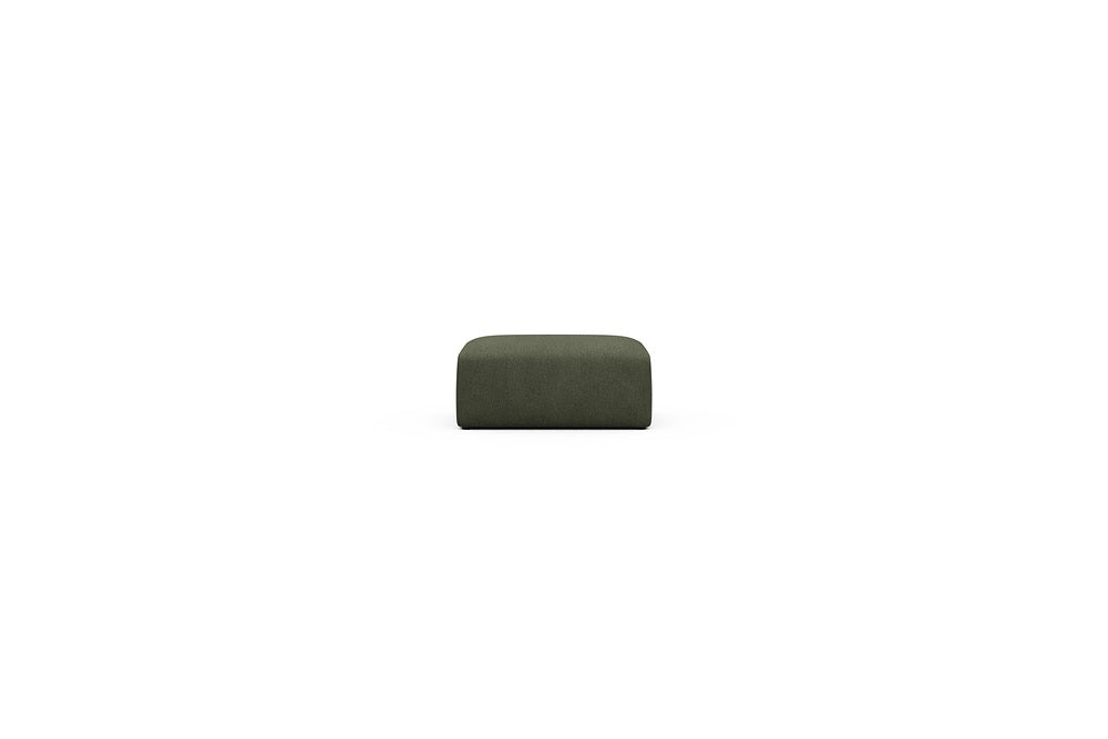 Rund Casual Modular Sofa - Configurations 2 - P2N - 96 x 73 cm - Ottoman - 535 Bouclé Forest Green