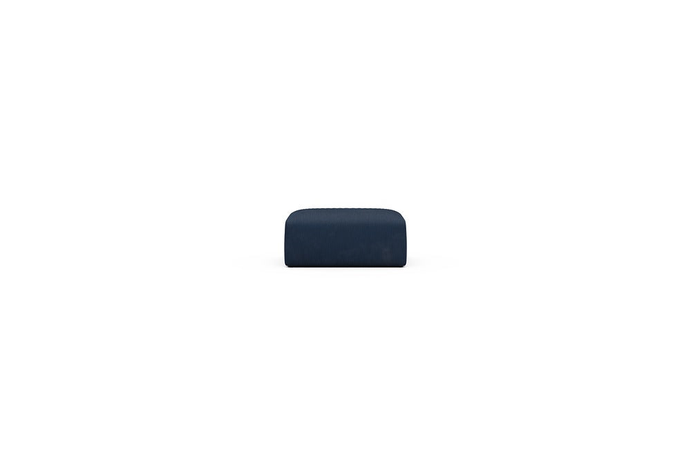 Rund Casual Modular Sofa - Configurations 2 - P2N - 96 x 73 cm - Ottoman - 591 Corduroy Midnight-Blue