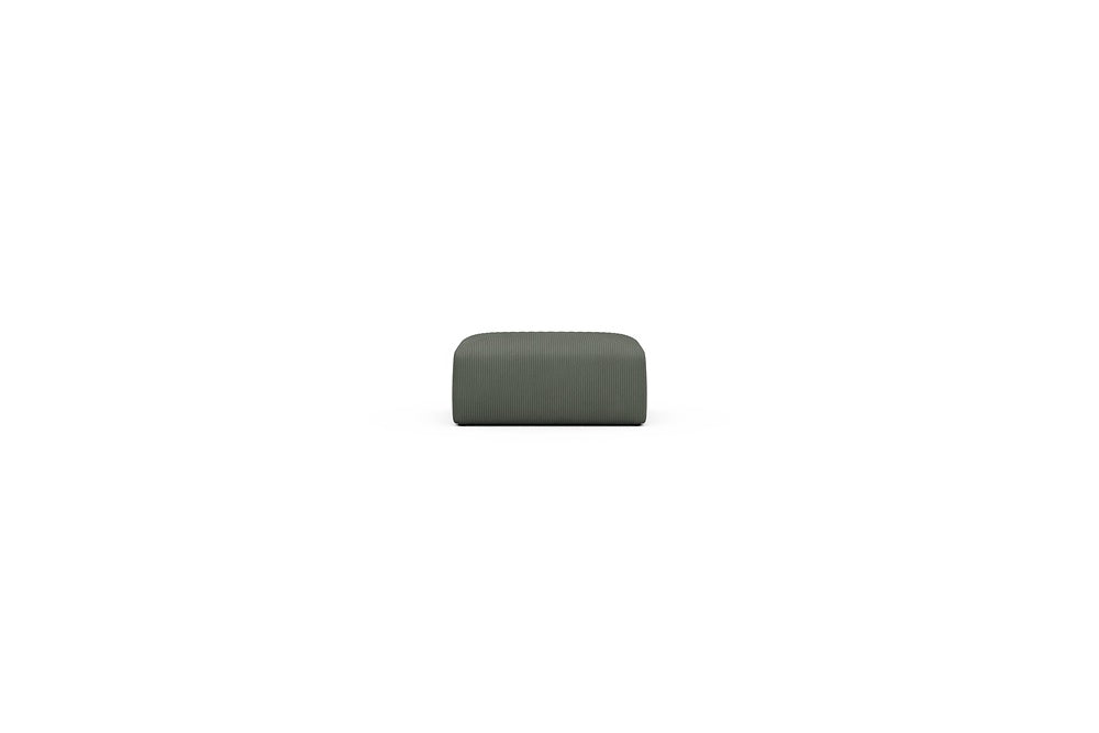 Rund Casual Modular Sofa - Configurations 2 - P2N - 96 x 73 cm - Ottoman - 598 Corduroy Sage