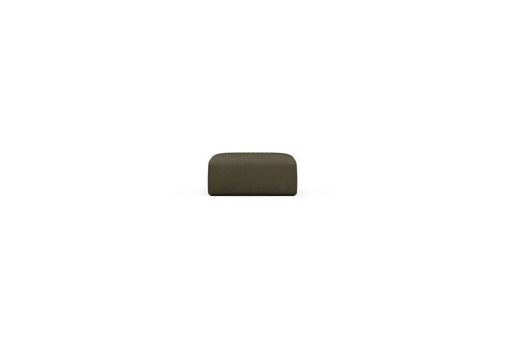 Rund Casual Modular Sofa - Configurations 2 - P2N - 96 x 73 cm - Ottoman - 599 Corduroy Olive