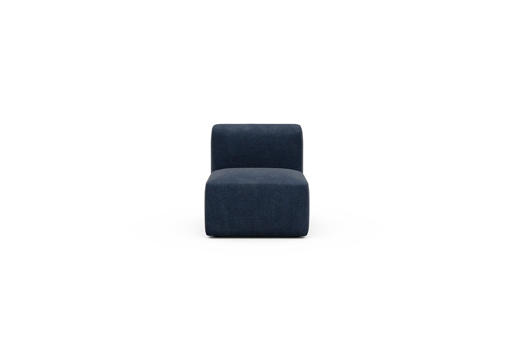 Rund Modular Sofa - Configurations 1 - 77E - 73 x 97 cm - 1 Seater - 414 Esina Indigo Blue