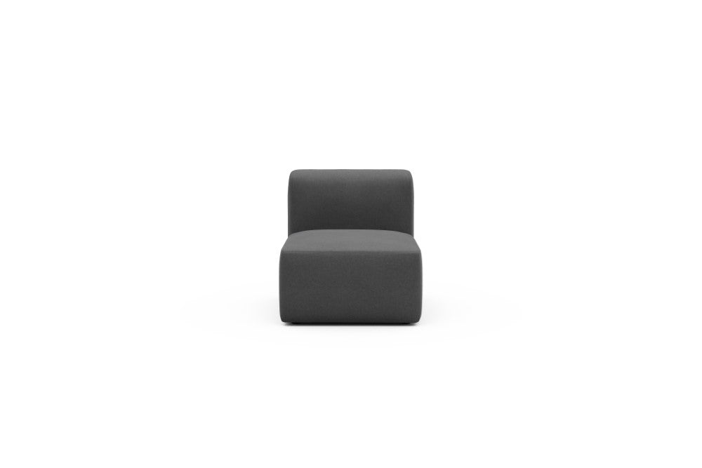 Rund Modular Sofa - Configurations 1 - 77E - 73 x 97 cm - 1 Seater - 441 Satya Warm Zinc