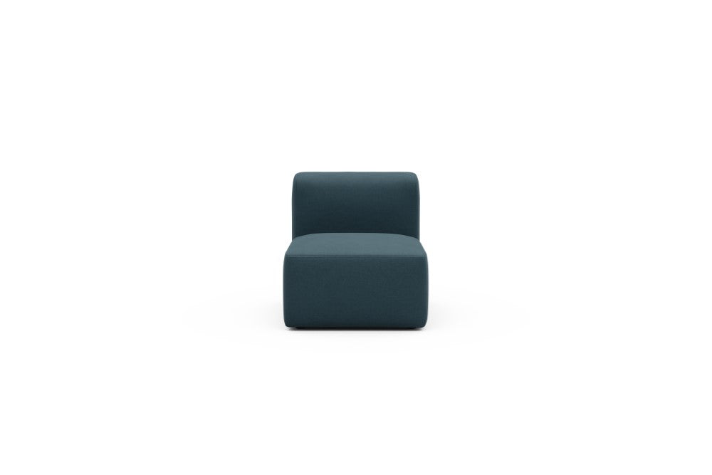 Rund Modular Sofa - Configurations 1 - 77E - 73 x 97 cm - 1 Seater - 443 Satya Deep Blue