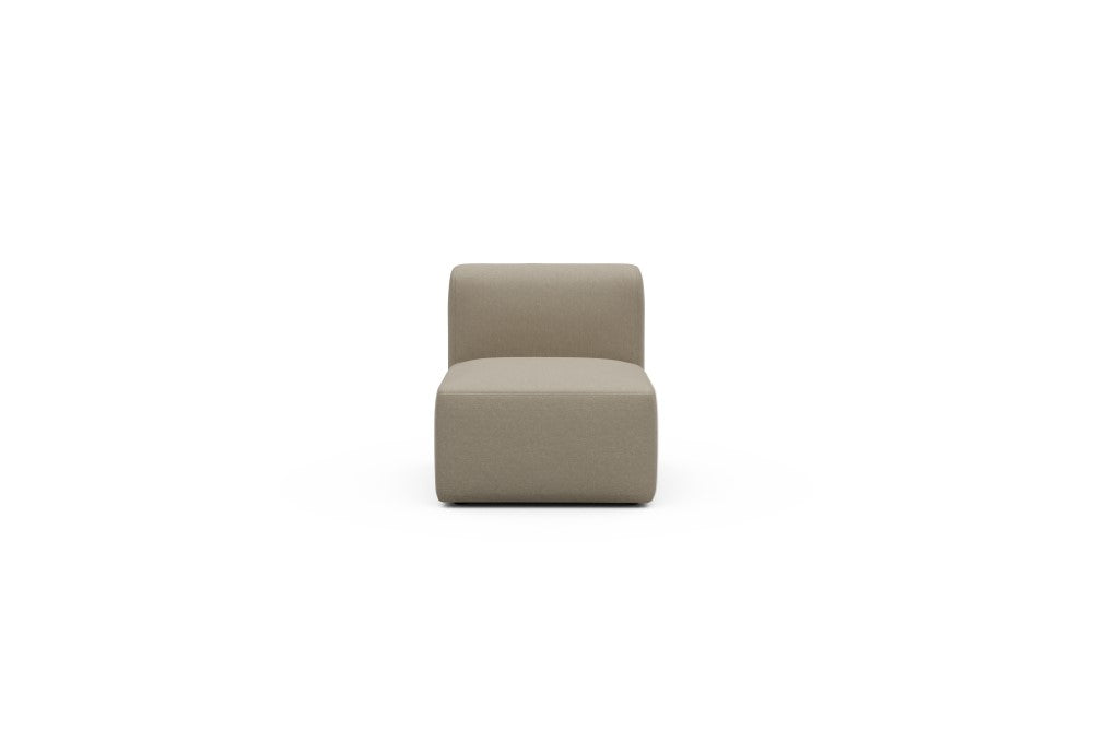 Rund Modular Sofa - Configurations 1 - 77E - 73 x 97 cm - 1 Seater - 445 Satya Natural Biege