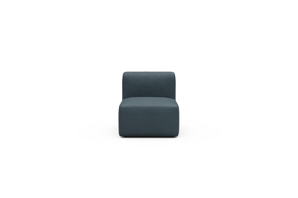 Rund Modular Sofa - Configurations 1 - 77E - 73 x 97 cm - 1 Seater - 489 Denari Royal Blue