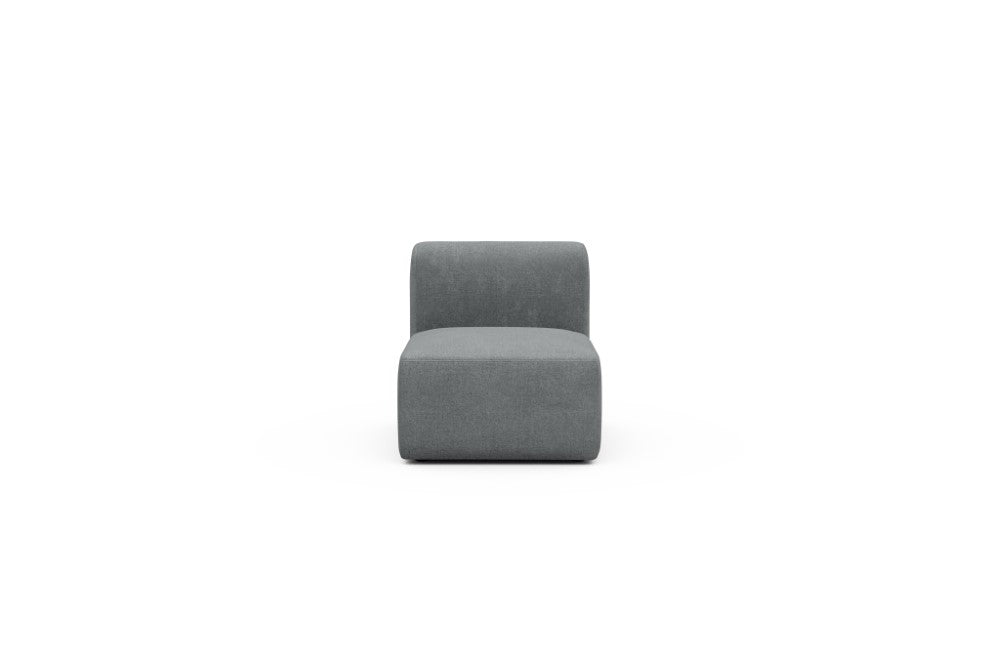 Rund Modular Sofa - Configurations 1 - 77E - 73 x 97 cm - 1 Seater - 495 Casone Gravel Grey
