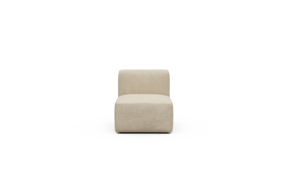 Rund Modular Sofa - Configurations 1 - 77E - 73 x 97 cm - 1 Seater - 496 Casone Natural Beigie