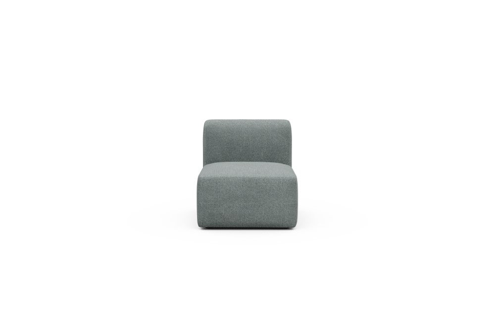 Rund Modular Sofa - Configurations 1 - 77E - 73 x 97 cm - 1 Seater - 499 Casone Light mixed Green
