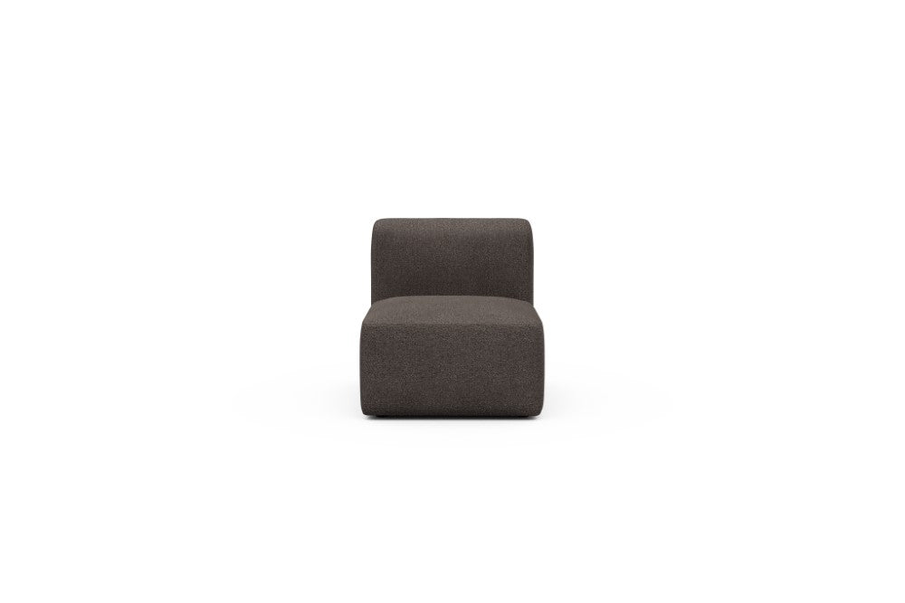 Rund Modular Sofa - Configurations 1 - 77E - 73 x 97 cm - 1 Seater - 530 Bouclé Taupe