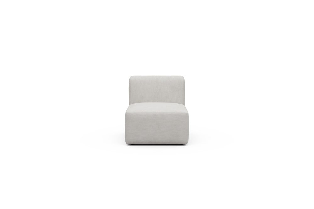 Rund Modular Sofa - Configurations 1 - 77E - 73 x 97 cm - 1 Seater - 574 Vivus Dusty Off White