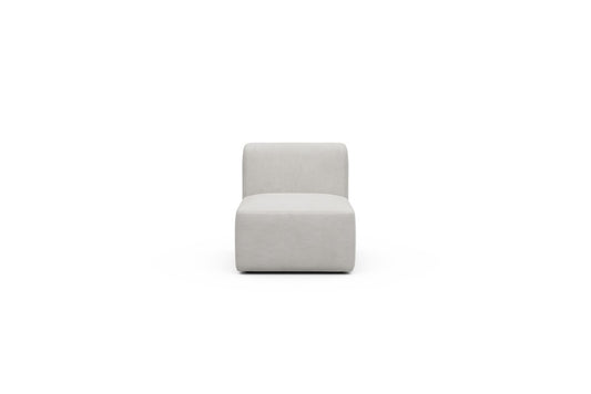 Rund Modular Sofa - Configurations 1 - 77E - 73 x 97 cm - 1 Seater - 574 Vivus Dusty Off White