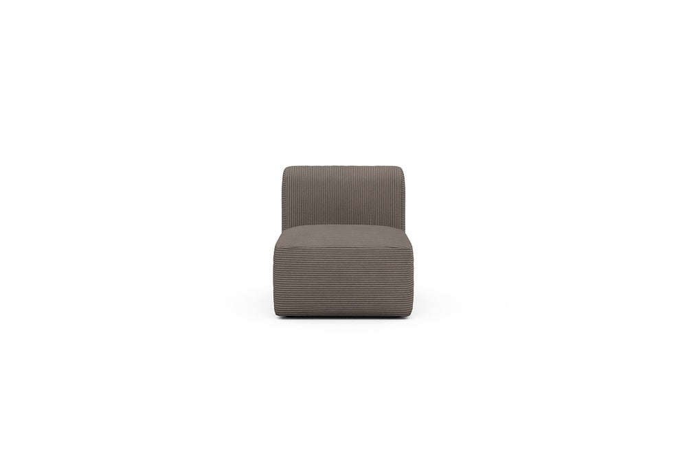 Rund Modular Sofa - Configurations 1 - 77E - 73 x 97 cm - 1 Seater - 596 Corduroy Mocha
