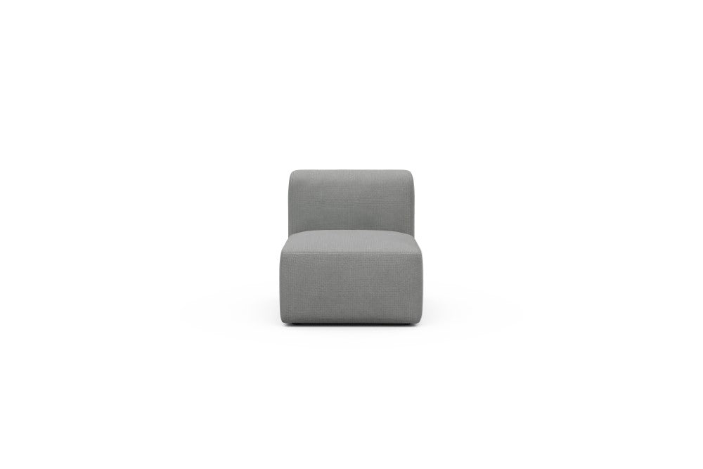 Rund Modular Sofa - Configurations 1 - 77E - 73 x 97 cm - 1 Seater - 764 Cura Sand Grey