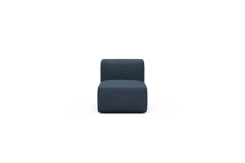 Rund Modular Sofa - Configurations 1 - 77E - 73 x 97 cm - 1 Seater - 768 Cura Oxford Blue