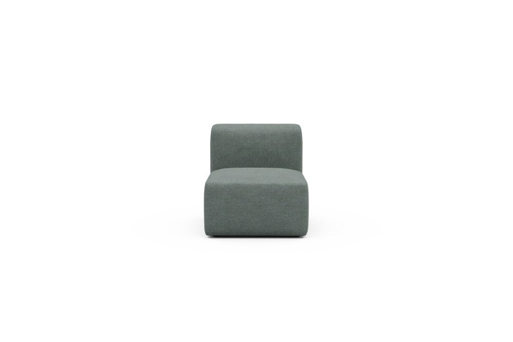 Rund Modular Sofa - Configurations 1 - 77E - 73 x 97 cm - 1 Seater - 770 Carreno Cielo Blue