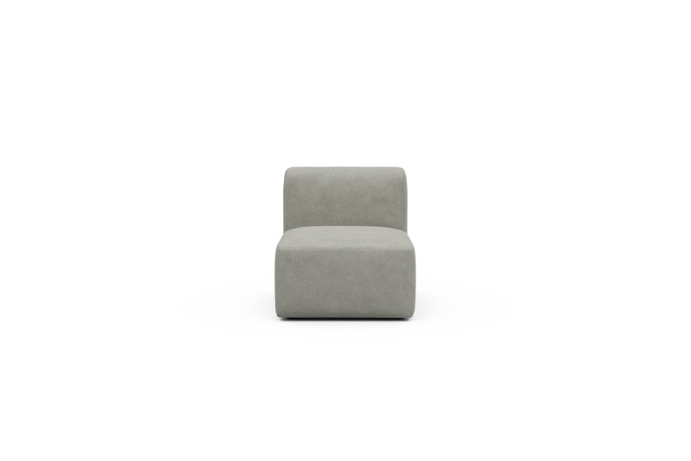 Rund Modular Sofa - Configurations 1 - 77E - 73 x 97 cm - 1 Seater - 773 Carreno Moon Stone White