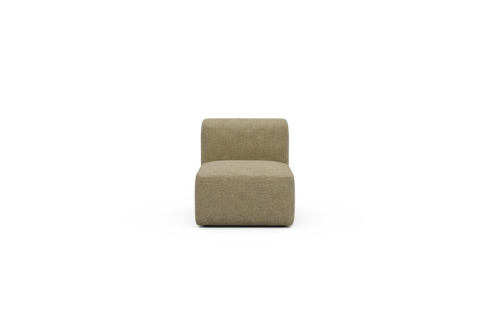 Rund Modular Sofa - Configurations 1 - 77E - 73 x 97 cm - 1 Seater - 774 Carreno Sicilian Yellow