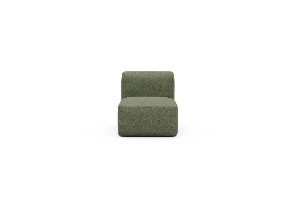 Rund Modular Sofa - Configurations 1 - 77E - 73 x 97 cm - 1 Seater - 775 Carreno Vivid Green