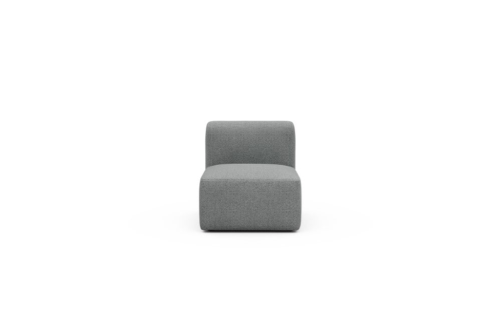 Rund Modular Sofa - Configurations 1 - 77E - 73 x 97 cm - 1 Seater - 819 Aivi Gravel Grey
