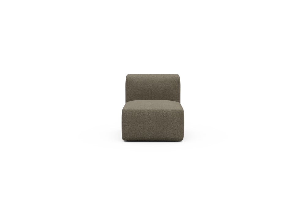 Rund Modular Sofa - Configurations 1 - 77E - 73 x 97 cm - 1 Seater - 850 Mahoga Caramel Grey