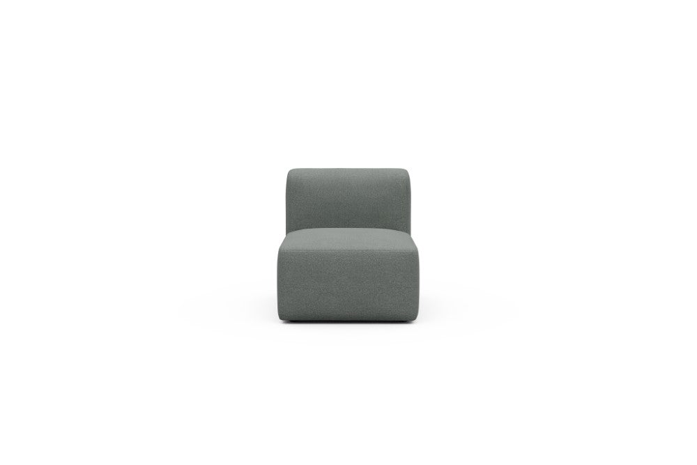 Rund Modular Sofa - Configurations 1 - 77E - 73 x 97 cm - 1 Seater - 853 Mahoga Dove Grey