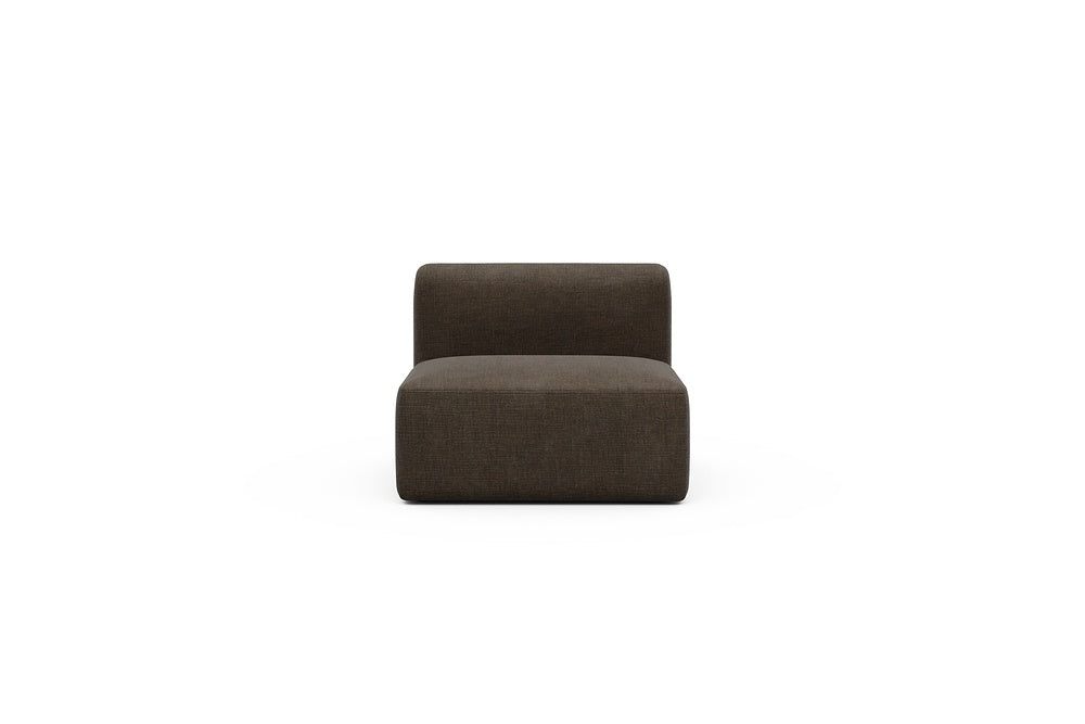 Rund Modular Sofa - Configurations 1 - 97E - 96 x 97 cm - 1,5 Seater - 411 Esina Cedar Brown