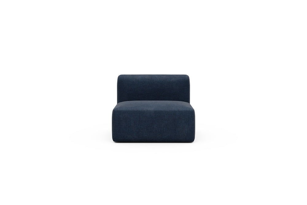 Rund Modular Sofa - Configurations 1 - 97E - 96 x 97 cm - 1,5 Seater - 414 Esina Indigo Blue