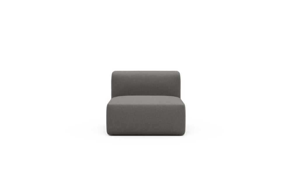 Rund Modular Sofa - Configurations 1 - 97E - 96 x 97 cm - 1,5 Seater - 446 Satya Taupe Brown