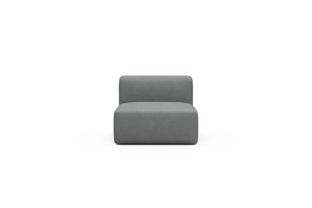 Rund Modular Sofa - Configurations 1 - 97E - 96 x 97 cm - 1,5 Seater - 485 Denari Soft Grey
