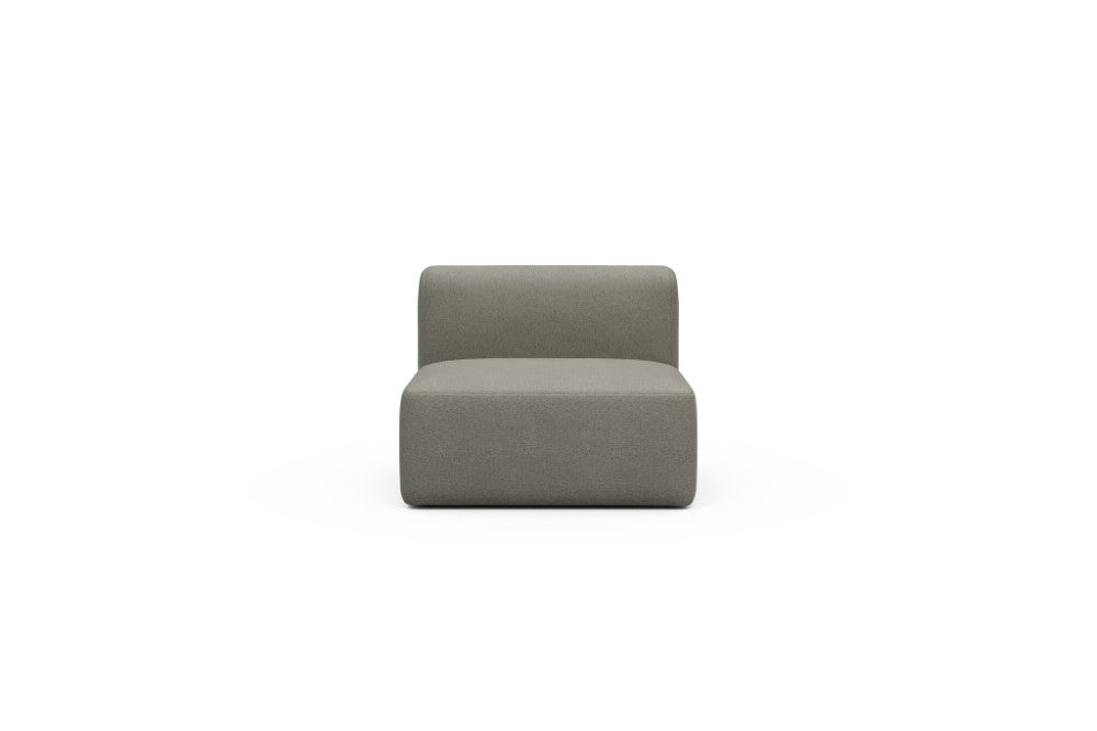 Rund Modular Sofa - Configurations 1 - 97E - 96 x 97 cm - 1,5 Seater - 486 Denari Warm Grey