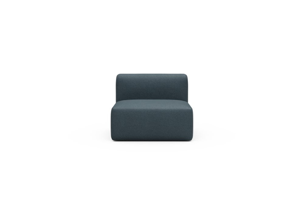 Rund Modular Sofa - Configurations 1 - 97E - 96 x 97 cm - 1,5 Seater - 489 Denari Royal Blue