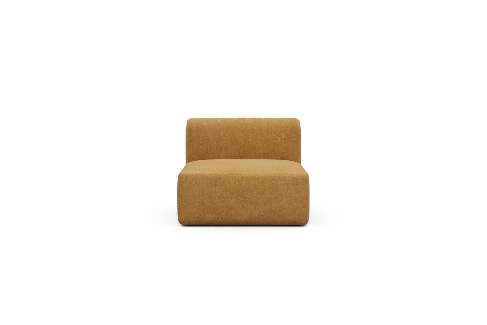 Rund Modular Sofa - Configurations 1 - 97E - 96 x 97 cm - 1,5 Seater - 497 Casone Warm Yellow